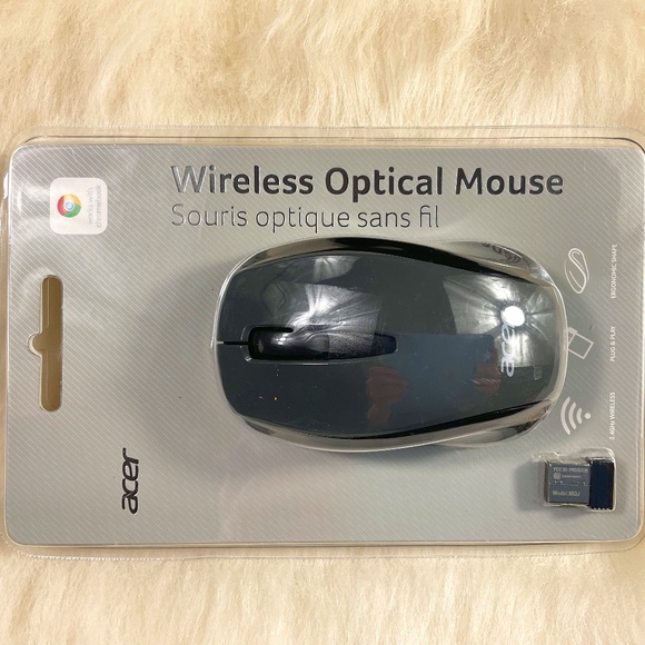 NWT Acer Wireless Optical Mouse/Works With Chromebook - Picture 1 of 10